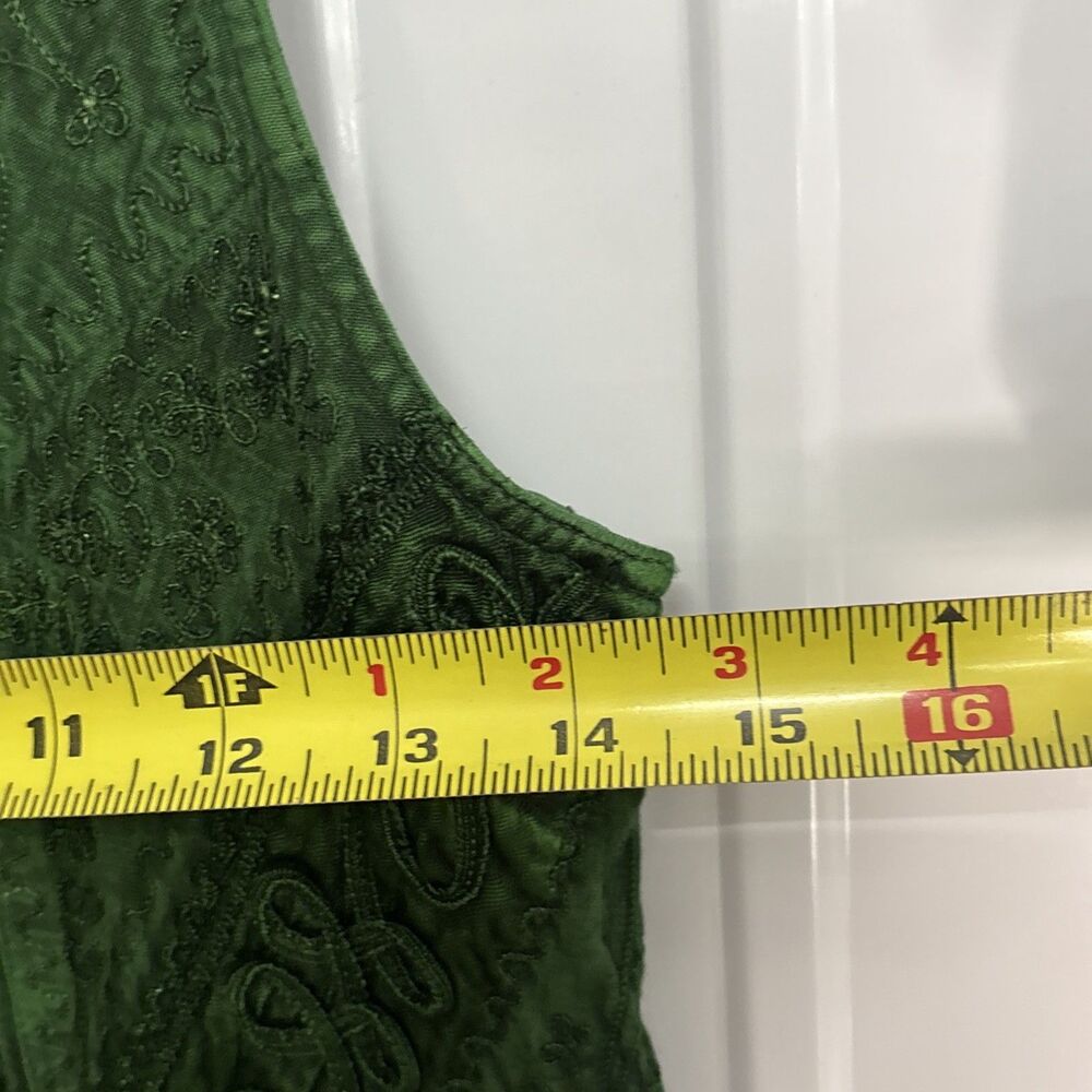 Holy Clothing Ena Maxi in Huntress Green Medium Fairy Core Medieval Renaissance - Picture 11 of 12